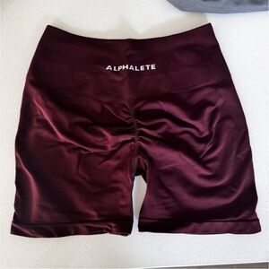 Maroon Alphalete shorts